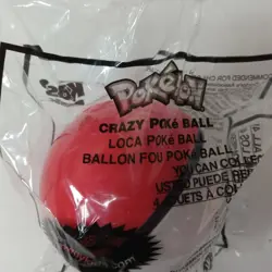 Vintage 2005 Subway Promo Pokemon Pokeball Red White Plastic New Sealed - Image 2