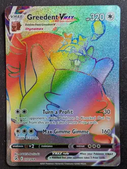 Greedent VMAX - 272/264 - Fusion Strike (Pokemon) - Image 1