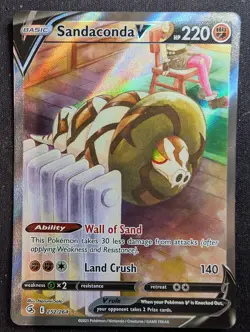 Sandaconda V - 252/264 - Fusion Strike (Pokemon) - Image 1
