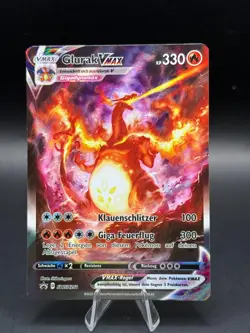 Pokemon Glurak VMAX Pokemon SWSH261 Black Star Promo Glurak Deutsch Karte NM - Image 1