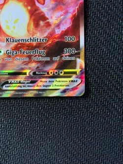 Pokemon Glurak VMAX Pokemon SWSH261 Black Star Promo Glurak Deutsch Karte NM - Image 5