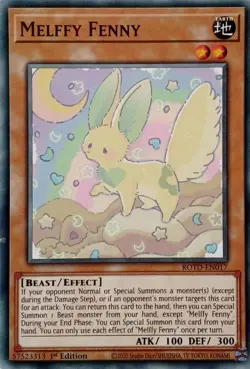 ROTD-EN017 MELFFY FENNY COMMON 1ST EDITION YuGiOh CARD - Image 1