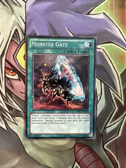 BP01-EN079 Monster Gate Starfoil Unlimited Edition NM Yugioh Card - Image 1