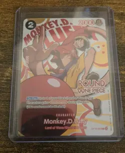 Monkey D. Luffy Round 1 One Piece Promo NM English OP16-095 - Image 1