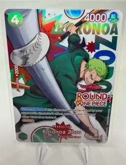 Round 1 Zoro English One Piece Promo PRB02-006 Ship Next Day - Image 1