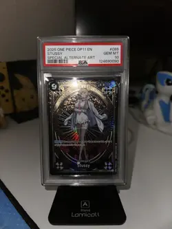 STUSSY 2025 ONE PIECE OP11-A FIST OF DIVINE SPEED SPECIAL ALT ART #085 PSA 10 - Image 3