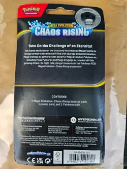 Pokemon TCG Chaos Rising Booster Pack with Toxel Promo Card & Chikorita Coin - Image 2
