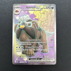 Pokemon Card Arvens Mabosstiff EX 218/182 Destined Rivals Rare Near Mint - Image 2
