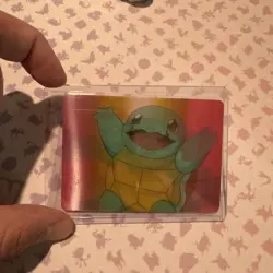 1998 Pokemon Video Pioneer Lenticular Squirtle Viz Promo Card Pika-0023D/DVD - Image 2