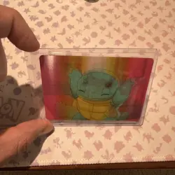 1998 Pokemon Video Pioneer Lenticular Squirtle Viz Promo Card Pika-0023D/DVD - Image 3