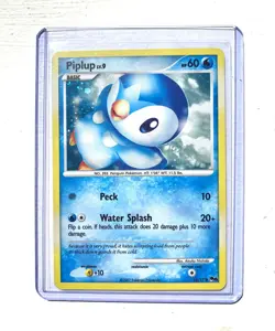 Pokemon Pop Series 6 Piplup Card 15/17 Holo Rarity - LP to NM - Image 1