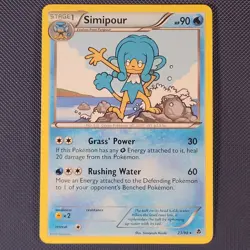 Simipour 23/98 - Emerging Powers - Rare Pokemon Card - NM - Image 1