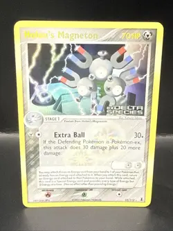 Pokemon TCG Holon's Magneton 22/113 REVERSE Holo EX Delta Species - Image 2