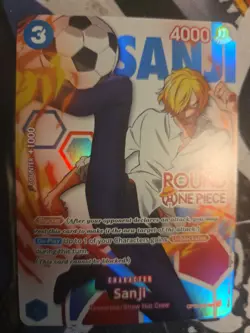 Sanji Round 1 Promo One Piece Card ENGLISH - Image 1