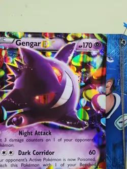 JUMBO Gengar EX 34/119 XY Phantom Forces Pokemon Card - Oversized Holo NM/EX - Image 3