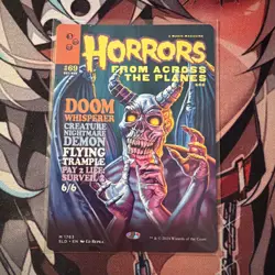 Magic The Gathering Doom Whisperer #1763 Non Holo Secret Lair Drop Horror - Image 1