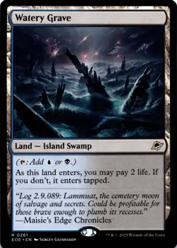 MTG Watery Grave NON FOIL NM R 261 Edge of Eternities - Image 1