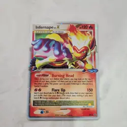 Infernape LV.X DP10 Holo Diamond and Pearl Black Star Promo Pokemon TCG (LP) - Image 1