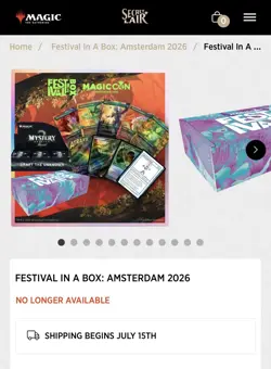 MTG Magic the Gathering Secret Lair Festival in a Box Amsterdam PRESALE - Image 3
