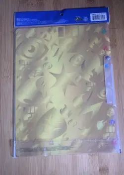 2000 Pokemon - Pikachu World Collection Card Binder - Empty w/ plastic NO Cards - Image 2