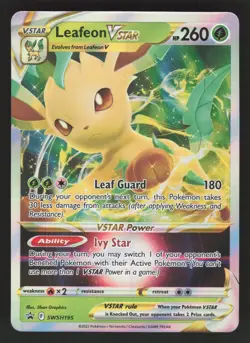 Leafeon VSTAR SWSH195 Pokemon TCG Sword & Shield Promo NM - Image 1