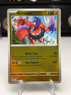 Koraidon 047/084 - Reverse Holo Me:05 Pitch Black Pokemon TCG NM - Image 1