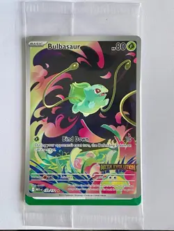 Pokemon SEALED Bulbasaur 133/132 Pokemon TCG Mega Evolution Stamped Promo - Image 1