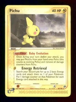 Pichu 20/100 R Sandstorm Pokemon HP Kimura - Image 2