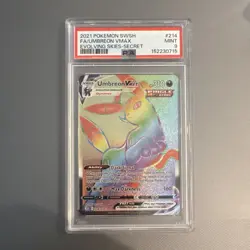 Pokemon TCG Umbreon VMAX 214/203 Evolving Skies Secret Rare Holo PSA 9 - Image 1