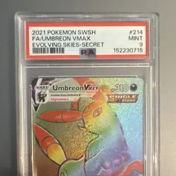 Pokemon TCG Umbreon VMAX 214/203 Evolving Skies Secret Rare Holo PSA 9 - Image 2