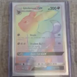 The Pokemon Company Umbreon GX Secret Rare 154/149 SM Base Full Art Holo - Image 1