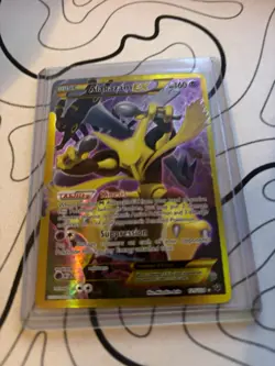 Pokemon TCG Fates Collide Alakazam EX 125/124 Secret Rare Full Art Holo ENG - Image 1