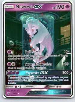 Mewtwo GX 78/73 Pokemon TCG Shining Legends Mewtube - Image 1