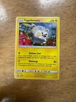 Togedemaru SM09 Sun & Moon Holo Promo Pokemon - Image 1