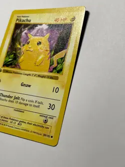 1999 Pokemon Pikachu 58/102 1st Edition Shadowless Yellow Cheeks WOTC LP - Image 5