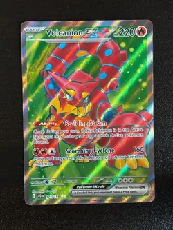 Volcanion ex 171/159 Ultra Rare Journey Together Pokemon Holo Lightly Played - Image 1