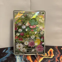 Fomantis 085/084 Illustration Rare Pitch Black Pokemon Holo Near Mint - Image 1