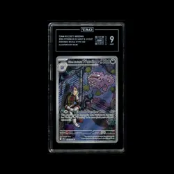 TAG 9 - Pokemon Team Rocket's Weezing Sv10 Destined Rivals IR Holo 199/182 -MINT - Image 1