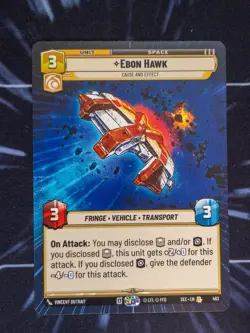 Star Wars Unlimited: Ebon Hawk - Cause and Effect Hyperspace SEC 483 - Image 1