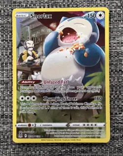 Snorlax TG10/TG30 Ultra Rare Full Art Pokemon Lost Origin Trainer Gallery ENG NM - Image 1
