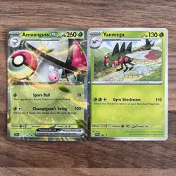 Amoonguss Ex 011/159 and Yanmega SVP 187 Promo Journey Together - Pokemon TCG - Image 1