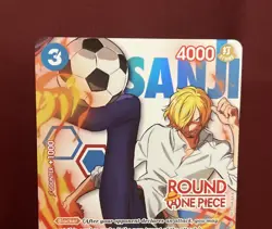 Round 1 Sanji English One Piece Promo OP15-047 In Hand! - Image 3