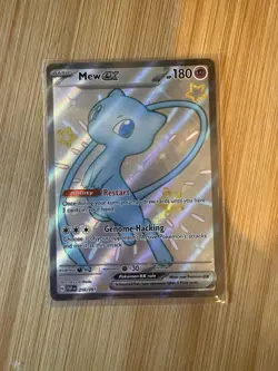 Pokemon TCG Mew EX 216/091 Paldean Fates Shiny Full Art - Image 1