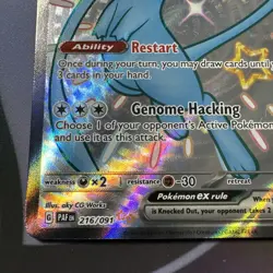 Pokemon TCG Mew EX Paldean Fates 216/091 Shiny Vault Full Art Holo - Image 4