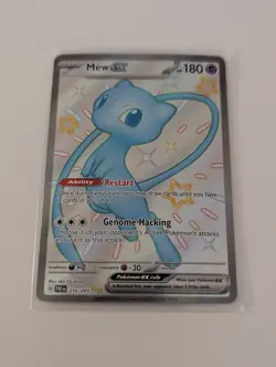 Mew EX 216/091 Ultra Rare - Pokemon Card TCG SV Paldean Fates - Image 1