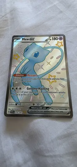 Mew Ex 216/091 - Paldean Fates Shiny Ultra Rare - Pokemon TCG - Image 1