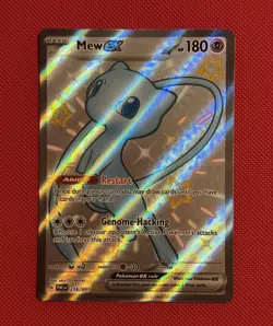 Pokemon TCG Mew EX 216/091 Paldean Fates Shiny Full Art - Image 1