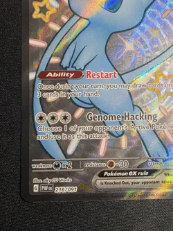 Pokemon TCG Mew ex 216/091 Paldean Fates Shiny Full Art - Image 4