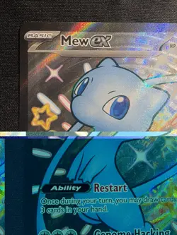 Pokemon TCG Mew ex 216/091 Paldean Fates Shiny Full Art - Image 5