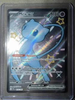 2024 Pokemon TCG Mew ex 216/091 Paldean Fates Full Art Shiny Ultra Rare NM - Image 1